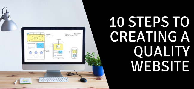 10 steps to create a quality website