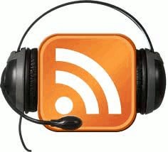 Subscription icon wearing headphones