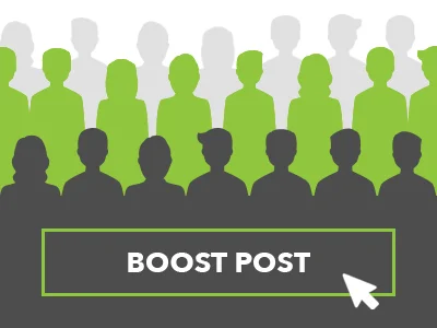 Boosting a Facebook post to a target audience